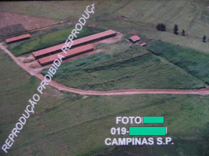 Usina de Álcool -Desativada com bases de concreto existentes.