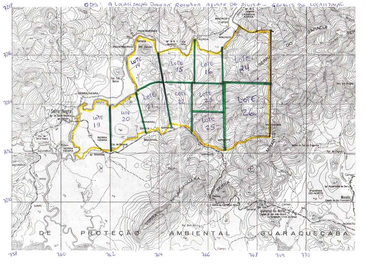 Fazenda de 1000 alqueires para reflorestamento